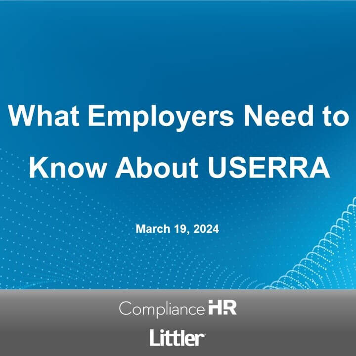 Webinar Recording - What Employers Need to Know About USERRA